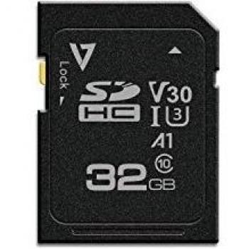 V7 Tarjeta SDHC UHS-3 V30 A1 de 32 GB - Tarjeta de memoria