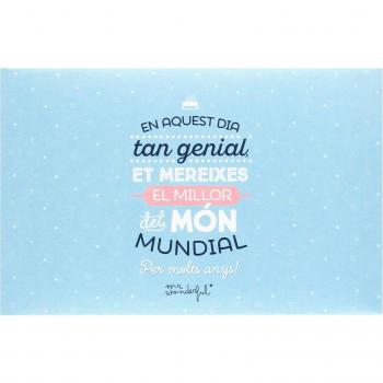 Mr.Wonderful - Álbum En este día tan genial, te mereces lo mejor del mundo mundial con contenido en Catalán