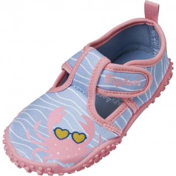 Playshoes Blue-Pink Crab Baby Aqua Shoes