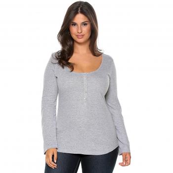 Camiseta Tapeta de Botones de nácar by Vencastyle,Gris VIGORÉ,M