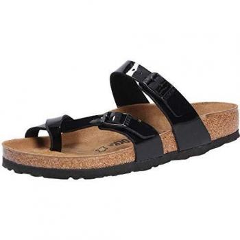 Birkenstock Mayari Black Patent Womens Sandals Size 37 EU