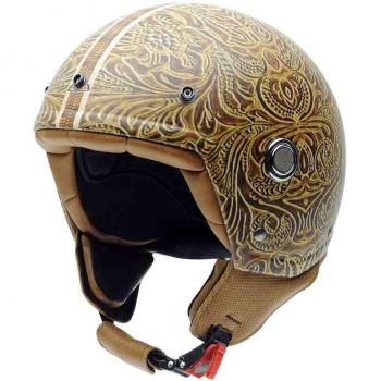 NZI 050260G876 Tonup Cordovan Casco De Moto, Multicolor, Talla 59