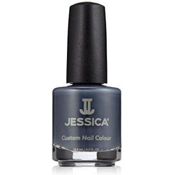 Jessica Custom color de uñas, Plata y gris tonos