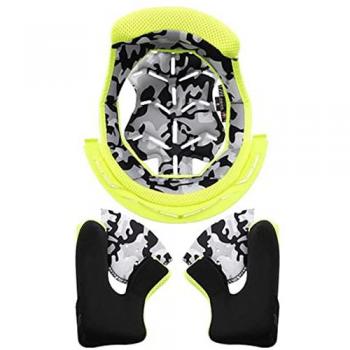 Forro interior y almohadillas para mejillas LS2 MX437 EVO Amarillo 2XL
