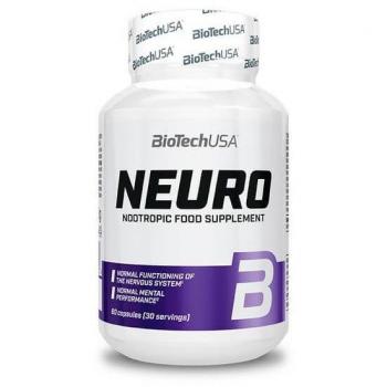 Biotech USA Neuro - 60 Capsules, Dietary Supplement with Plant Extracts, Vitamins, and Minerals