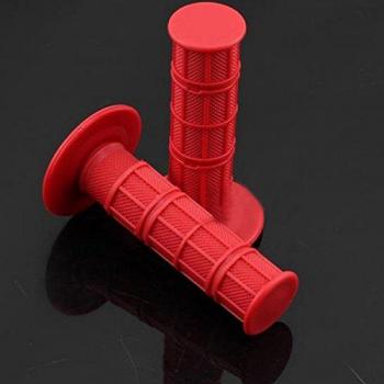 Alamor 7 / 8Inch Universal Motorcycle Motor Bike Manillar Gel Hand Grips-Rojo