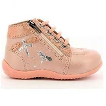 Kickers - Botas de Otra Piel Niñas, Rosa