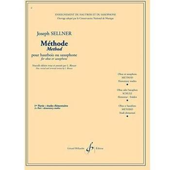 Método de Oboe o Saxofón - Volumen 1 - Joseph Sellner - Estudios Elementales