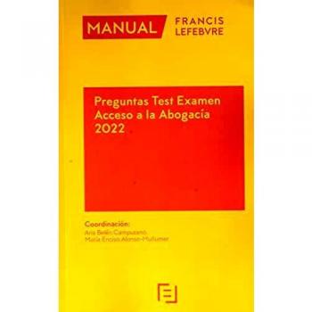 Manual Preguntas Test Examen Acceso a la Abogacía 2022