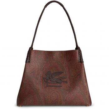 Etro Women's Medium Paisley Libra Tote Bag in Brown | Size UNI | WP1D0028AA060M0019