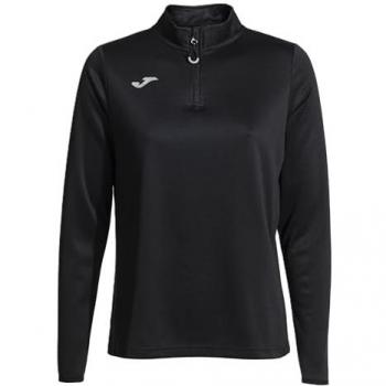 Joma Women's Running Night Half Zip Sweatshirt - Black