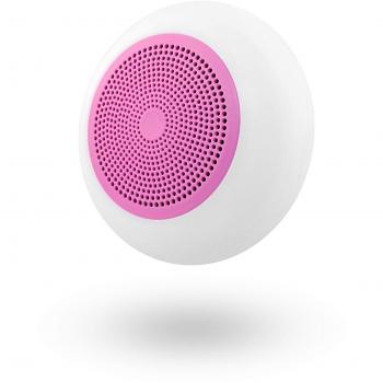 T´NB- Altavoz Rosa con Bluetooth y Lector de Tarjetas Micro SD Integrado - Compatible con Todo los Dispositivos electrónicos. Retroiluminación LED