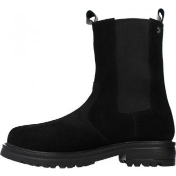 Botines de Mujer Gioseppo Londiani Negro, con diseño moderno, material sintético, suela antideslizante, cierre de cremallera lateral y tacón bajo