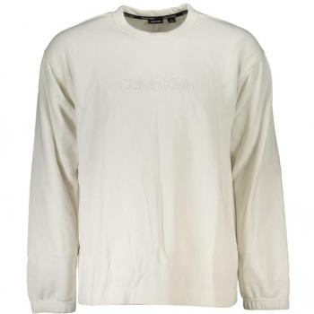 Calvin Klein Elegant Brushed Logo Crew Neck Sweatshirt - S