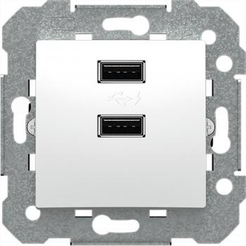 Cargador doble USB 2.1A serie blanco BJC Viva 23580