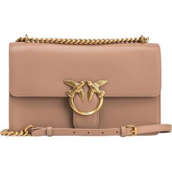PINKO Beige Shoulder Bag Elegant Chic Accessory ONE SIZE