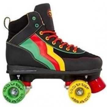 Rio Roller Kids Quads Guava Black Rasta Kids 12uk