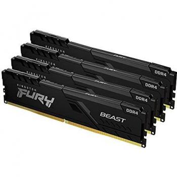 Kingston Technology FURY Beast 128GB (4 x 32GB) DDR4 2666MHz CL16 Memory Module