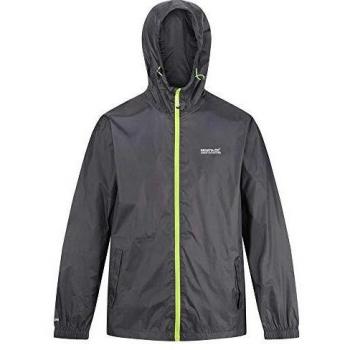 Regatta Pack-It III-Chaqueta Técnica Ligera, Impermeable Y Transpirable, con Capucha Plegable Y Costuras Selladas Jackets Waterproof Shell, Hombre, Magnet, XXXL
