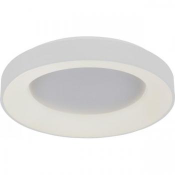 Lámpara de techo empotrada LED moderna Giulia blanca, luz cálida 3000K, 2200lm