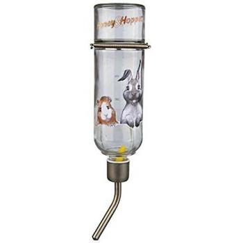 Trixie Honey and Hopper Glass Water Bottle, 500 ml