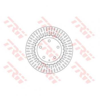 Disco de freno TRW DF6670, ventilado, 1 pieza