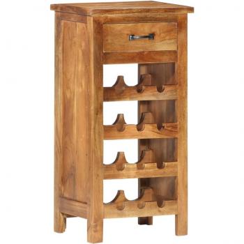 vidaXL Wine Cabinet 40x30x80 cm Solid Acacia Wood