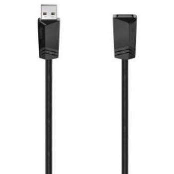 Cable USB Hama 00200620 de 3 metros, velocidad de transferencia de 480 MBit/s, color negro
