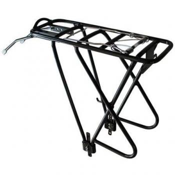 Portaequipaje Parilla 24/28 pulgadas Aluminio negro