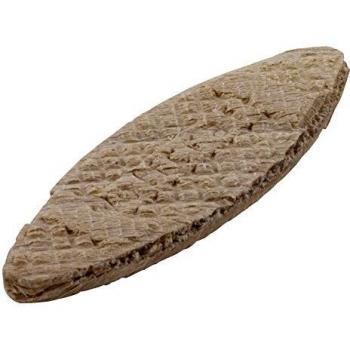 Wolfcraft 2921000 Galletas de Unión para Ensamblajes de Madera, Pack de 50 unidades, Tamaño N.0