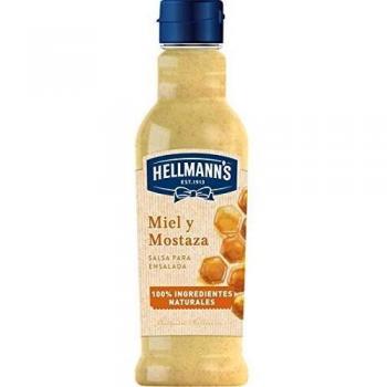 Hellmann´s - Salsa de Miel y Mostaza - Ideal para Ensaladas- 100 % Ingredientes Naturales - 210 ml