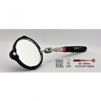 YATO YT-0663 - Espejo de inspección telescópico iluminado llevado