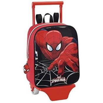 Spider-Man - Mochila guardería con Ruedas, 22 x 27 cm