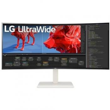 Monitor Curvo LG UltraWide 38BR85QC-W 37.5 IPS 3840x1600 144Hz 1ms USB-C DP/HDMI Blanco
