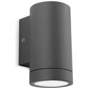 Aplique de exterior individual LED 1 luz grafito IP65 Shelby