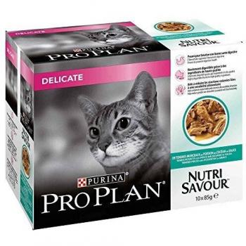 Pro Plan Cat Delicate Fish 10 x 85g