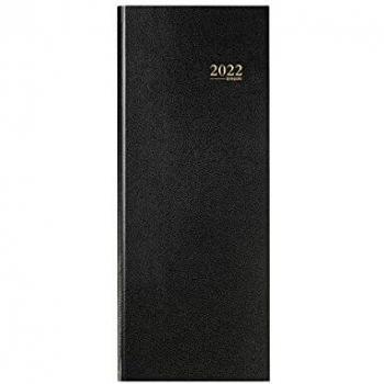 Agenda Diaria Brepols Saturnus 2025 - 1 Día/1 Página - Negro - 12,8 x 33 cm