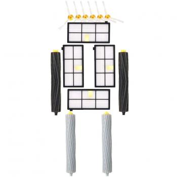 efluky Kit cepillos repuestos de Accesorios para iRobot Roomba 800 805 850 860 865 866 870 871 880 886 890 891 895 896 900 960 965 966 980 Series