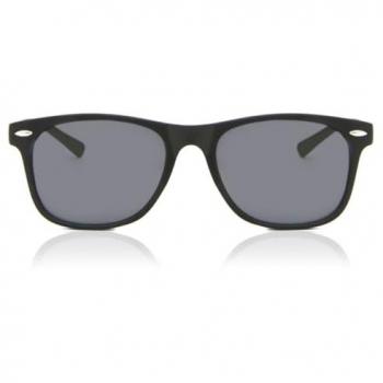 SmartBuy Collection Square Full Rim Plastic Men's Prescription Sunglasses Black Size 53