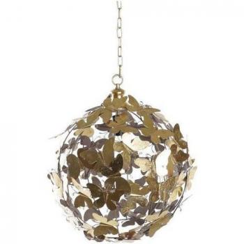 Lámpara de Techo DKD Home Decor Oro Dorado Metal 50 W 42 x 42 x 49 cm