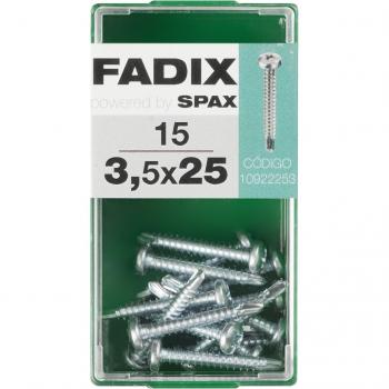 Tornillo Roscachapa Cabeza Redonda Ø3,5 x 25 mm - Caja 15 Uds
