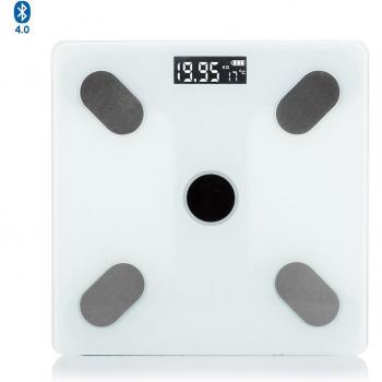 Báscula solar inteligente Bluetooth con termómetro DAM