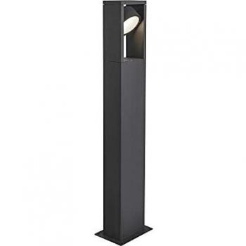 Lámpara de Jardín LED Eskina Frame 15W, 75 cm, CCT 3000/4000K, IP65, 1200lm, color antracita