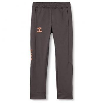 Hummel Pantalones Offgrid Cotton para niños, tipo: pantalones informales, características: fabricados en algodón, color Forged Iron/NASTURIUM, talla 116, unisex