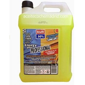 krafft - Anticongelante CC-Energy plus-50 5l Amarillo