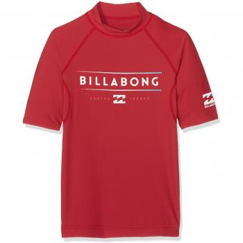 Billabong, Unity SS, de licra, para niño, Niño, color true red, tamaño 14 años