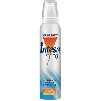 Intesa Espuma Fijadora Fuerte 75 ml con Extracto de Ortiga y Pantenol
