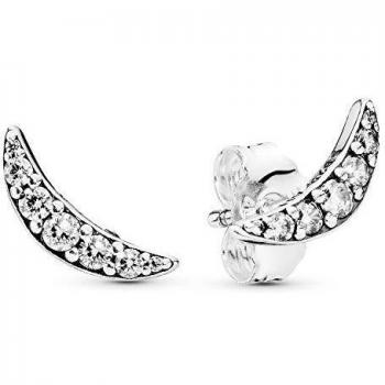 Pandora Pendientes de botón Mujer plata - 297569CZ