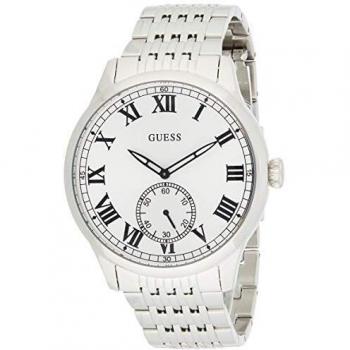 Guess Mens Analogue Quartz Watch with Stainless Steel Strap W1078G1
