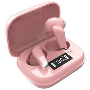 Auriculares Stereo Bluetooth Dual Pod Earbuds COOL URBAN LCD Rosa